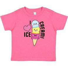 T-shirts Inktastic Love Ice Cream with Cute Ice Cream Cone Boys or Girls Toddler T-Shirt