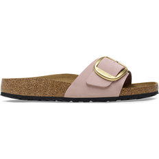 Birkenstock Madrid Shoes Birkenstock Madrid Big Buckle Nubuck Leather - Soft Pink