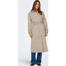 Mies - Trenssi Takit Only Onlapril Summer Trenchcoat - Beige