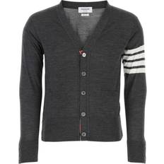 Merino Wool Cardigans Thom Browne 4-bar cardigan dark_grey