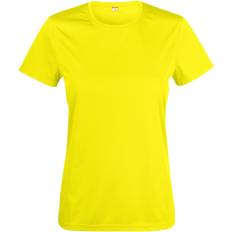 Fitness - Gul T-shirts Clique Multisports T-Shirt Polyester Dame Gul