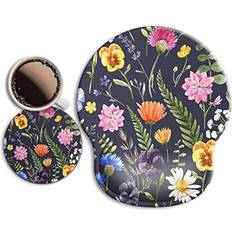 Wiabsi Ergonomic Mouse Pad with Wrist Support Rest,[ 20% Gel