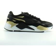 Puma Mens RS-X Gold Black Synthetic Unisex Lace Up Trainers 374253 01