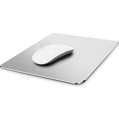 Vaydeer Hard Silver Metal Aluminum Mouse Pad Mat Smooth Magic Ultra Thin Double