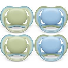 Philips Avent Philips Avent Ultra Air Pacifier 4 x Light, Breathable Baby Pacifiers for Babies Aged 0-6 Months, BPA Free with Sterilizer Carry Case, SCF085/48