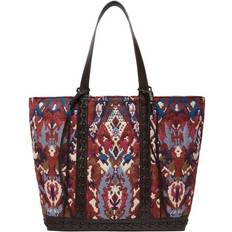 Rood - Vrouw Tassen en boodschappentassen Vanessa Bruno Canvas and leather L cabas tote bag