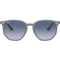 Ray-Ban RB4306 Hexagonal Sunglasses, Opal Grey/Light