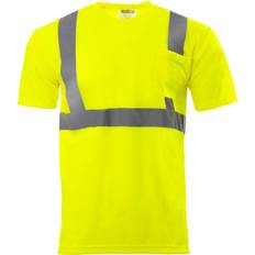 Work Tops JORESTECH High Visibility Safety Short Sleeve Shirt X-Small Yellow