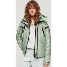 Superdry Jackets Superdry Damen Mountain Windbreaker Jacke mit Kapuze Grün Größe: Grün