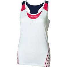 Tretorn Womens Performance Tank Training Gym Vest White 475539 Textile