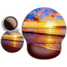 Wiabsi Ergonomic Mouse Pad with Wrist Support Rest,[ 20% Gel