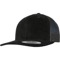 Flexfit cap corduroy retro trucker black Schwarz Einheitsgröße