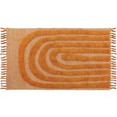 Carpets & Rugs Beliani Baumwolle geometrisches Muster Orange