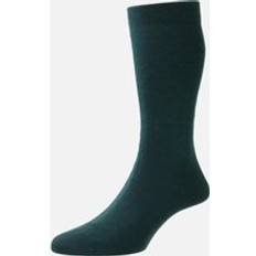 Pantherella Men's Men's Gadsbury Pindot Sock Green 6/6.5/7