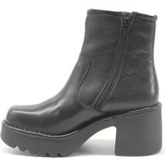 Fly London Lace Boots Fly London Womens Leather Black Boots 8-8.5