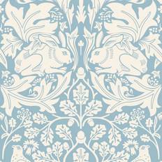 Hoopla Walls Hoopla Walls Forest Rabbit Blue Smooth Matt Wallpaper