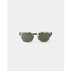 IZIPIZI Unisex Sunglasses IZIPIZI Occhiali Sun Polarized Mod. C Light Tortoise Green Lenses