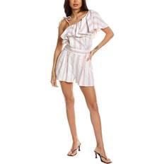 IRO Pink and White Stripe Playsuit