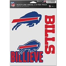 WinCraft NFL Aufkleber Multi-Use 3er Set 20x15cm Buffalo Bills