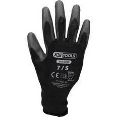Arbeitshandschuhe KS Tools 310.0490 Mikro-Feinstrickhandschuhe-schwarz, 7, Paar