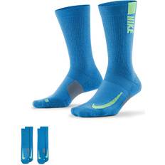 Nike Multiplier Crew Chaussettes De Running - Bleu