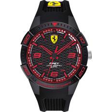 Ferrari Wrist Watches Ferrari Scuderia Ferrari Apex Plastic and Silicone Casual Watch, Color: Black Model: 0830747