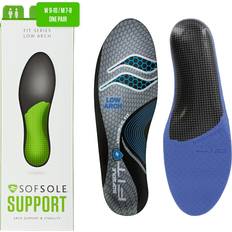 Sof Sole Sof Sole Men's Low Arch Unisex FIT Support Insoles, Grey, Women's 13-14/Men's 11-12