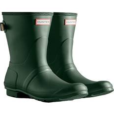 Polyester Wellingtons Hunter Women's Original Short Back Adjustable Wellington Boots Green