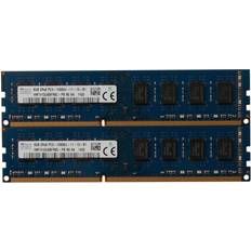 SK hynix RAM minnen SK hynix Hynix Original 16GB kit 2 x 8GB 240-pin DIMM,Unbuffered, Non ECC, DDR3 PC3-12800 Desktop Memory Module