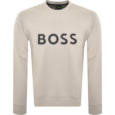 HUGO BOSS Men Jumpers HUGO BOSS Salbo Sweatshirt - Light Beige