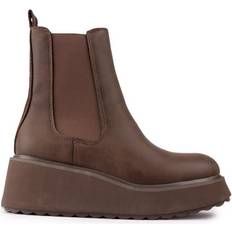 Dam - Läderimitation Chelsea boots Rocket Dog Dam Heyday modestövlar, BRUN