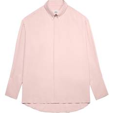 Ami Paris Women Shirts Ami Paris Acetate and Silk Shirt - Pink