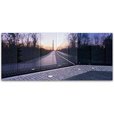 Wall Decorations Trademark Fine Art The Wall Vietnam Veterans Memorial' Gregory O'Hanlon Photographic Print on Framed Art