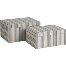 Broste Copenhagen Lådor & Korgar Broste Copenhagen Cleo Box Förvaringslådor Set of 2 B29 x D20 x H13 cm + B32 x D23 x H16 cm Förvaringslåda 2st