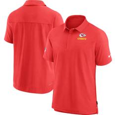 Nike Kansas City Chiefs Dri-FIT Coach Kurzarm Poloshirt