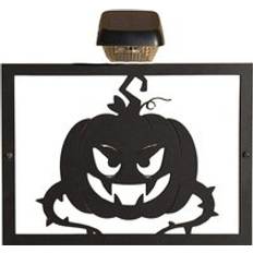 Callow Pumkin Halloween Garden Wall Art Plaque Solar