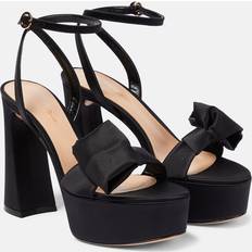 Stoff Sandaletten Gianvito Rossi Damen Sandalen schwarz