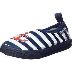 Beach Shoes Playshoes Boys Bath Shoes Aqua Slipper - Navy/White