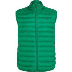 Tommy Hilfiger S Westen Tommy Hilfiger Packable Padded Zip-Thru Gilet Vest - Olympic Green