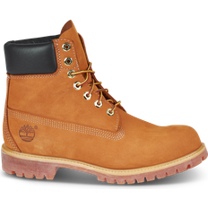 Laced - Men Lace Boots Timberland Premium 6-Inch Waterproof - Wheat Nubuck