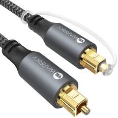 Warrky Optical Cable, TV, Gold-Plated Braided]