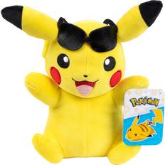 Soft Toys Jazwares Pokémon 8" Pikachu Plush with Sunglasses Officially Licensed Adorable Cute & Soft Stuffed Animal Toy Great Gift for Kids Ages 2