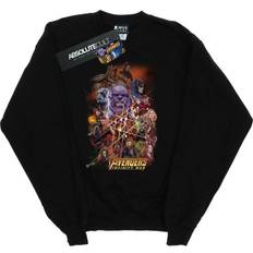 Marvel Herren Avengers Infinity War Charakter-Poster-Baumwoll-Sweatshirt