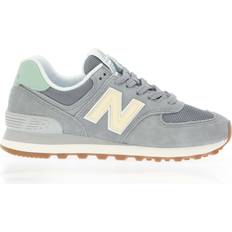 Dame - Grå - New Balance 574 Sko New Balance 574 W - Slate Grey/Dawn Glow/Sage Leaf