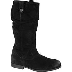 Birkenstock High Boots Birkenstock Womens Sarnia High Black Suede Regular