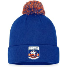 Fanatics Men Sports Fan Apparel Fanatics Men's Branded Royal New York Islanders 2023 NHL Draft Cuffed Knit Hat with Pom