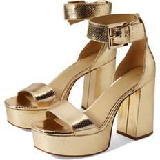 Michael Kors Sandals Michael Kors Michael Kors Tara Platform Sandal Pale Gold