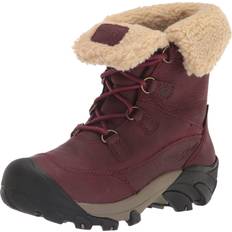 Keen Women Boots Keen Women's Betty Boot Short Waterproof Insulated Ankle, Burgundy/Brindle