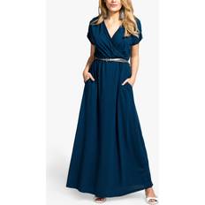 Langes Kleid - Türkis Kleider Kleid - Navy