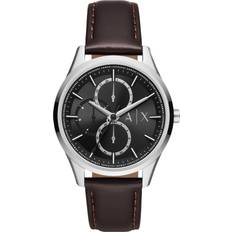 Armani Exchange Montres-bracelets Armani Exchange Multifunction Leather Black AX1868 Watch